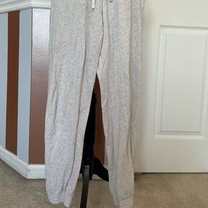 hollister gray light wash joggers
